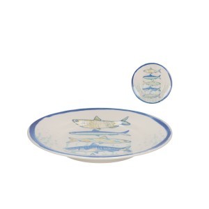 Lėkštė keramikinė 26 cm Žuvys 8445393458502