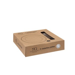 Lėkštė stiklinė D25 cm skaidri Secret de Gourmet 125368 (6)