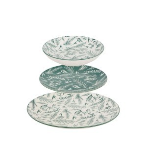 Indų rinkinys 12 vnt 4-iems asm. (servizas) porcelianas Secret de Gourmet 212375