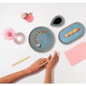 Lėkštė D26,5XH2,6 cm porcelianinė SCRATCH La Mediterranea 720E105