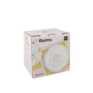 Indų rinkinys 18 vnt 6-iems asmenims, keramikinis (servizas) La Mediterranea