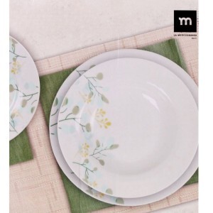 Indų rinkinys 18 vnt 6-iems asmenims, keramikinis (servizas) La Mediterranea