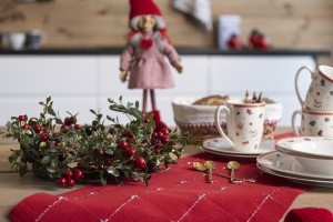 Šaukšteliai arbatiniai 6 vnt su kalėdinėmis dekoracijomis aukso sp. 620387 KLD