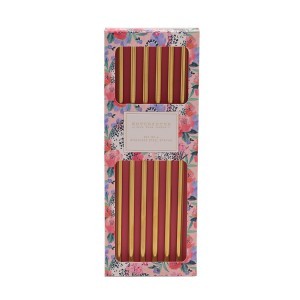 Šiaudeliai gėrimui metaliniai aukso spl. 6 vnt. Sophia Widdop