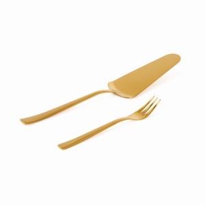 Torto serviravimo įrankiai (6 vnt desertinių šakučių ir mentelė) PRATO Ambition