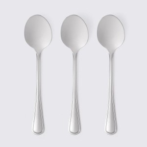 Šaukštai 3 vnt. 19,5 cm London  nerūdijančio plieno 28541