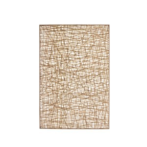 Padėkliukas stalo 30x45 cm auksinis PVC Giftdecor 88879
