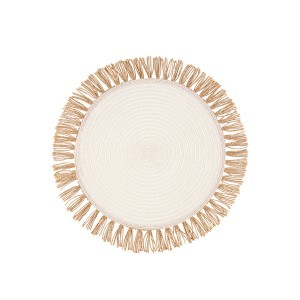 Padėkliukas stalo D38 cm baltas Bay 4Living 625976