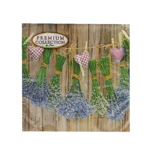 Servetėlės popierinės Levandos 33x33 cm 54570