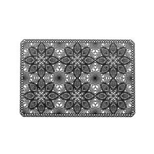Padėkliukas stalo 30x45 cm juodas, PVC Lace 4Living 614028