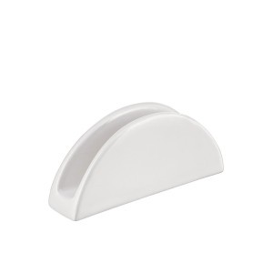 Laikiklis servetėlėms Salsa 13 cm porcelianinis baltas AMBITION 94629