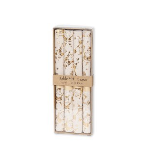 Padėkliukas stalo kalėdinis plastikinis 30x45 cm 4 vnt. 8445393340968 kld