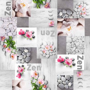 Staltiesė 140x300 cm pilkų atspalvių PVC PERSANE douceur d'intérieur