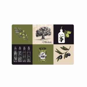 Padėkliukas stalo 28,5x44 cm plastikinis OLIVE douceur d'intérieur