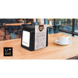 Laikiklis servetėlėms plastikinis 15x10,5x12,5 cm (mix) My Bar BY01011078753