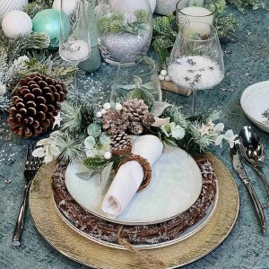 Žiedai servetėlėms ratanas/plastikas 2 vnt 8x6x2,5 cm Atmosphera 199210 KLD