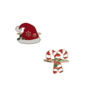 Žiedai servetėlėms metaliniai 2 vnt 4x4x3,5 cm Atmosphera 199211 KLD