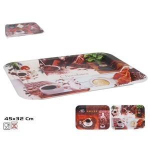 Padėklas plastikinis 32x45x2 cm (mix 2) 8445393529103