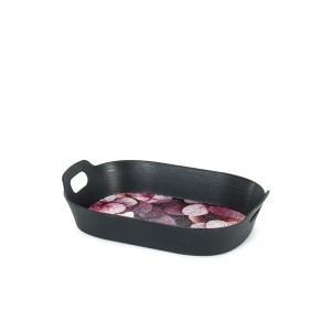 Padėklas plastikinis Gėlės 30 cm 59952