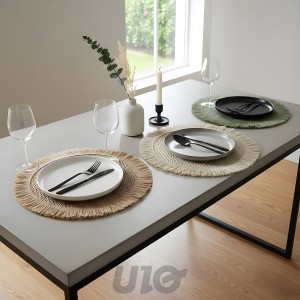 Padėkliukas stalo D38 džiutas rusva sp. PEPITA douceur d'intérieur