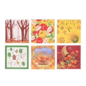 Servetėlės popierinės Ruduo (mix) 33x33 cm 20 vnt 642495