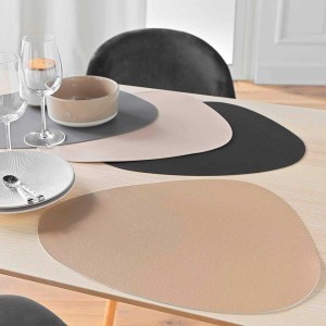 Padėkliukas stalo 37x45 cm dirbtinė oda GALITA douceur d'intérieur