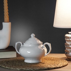 Cukrinė porcelianinė su rankenėlėmis 14,5x11x11 cm Vessia 90396