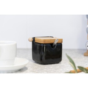 Indelis cukrui keramikinis su dangteliu 190 ml 7,7x11x7,5 cm Kinvara 90964