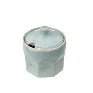 Cukrinė su dangteliu D8xH9 cm keramikinė melsva Secret De Gourmet 196346C