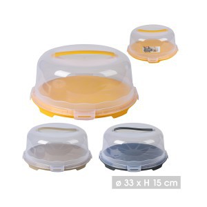 Dėžutė tortui/keksui plastikinė D33xH15 cm Urban Living 43153