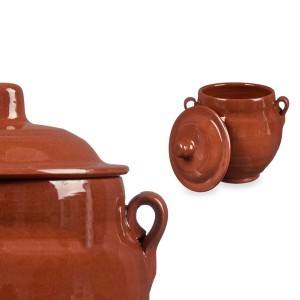 Puodynė molinė su dangčiu (neatspari karščiui) 800 ml 14x12x16cm La Dahesa 87252