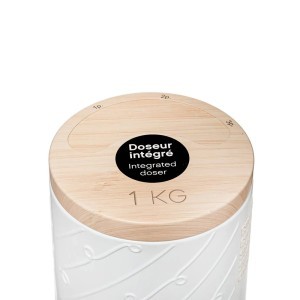 Indas spagečiams metalinis baltas D8,4xH28 cm 5Five 169298