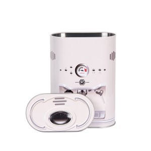 Indelis kavai metalinis pilkas 14x8x19 cm Clayre