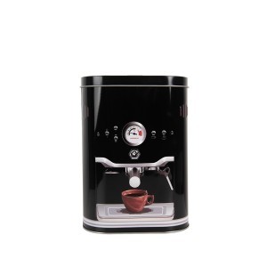 Indelis kavai metalinis juodas 14x8x19 cm Clayre