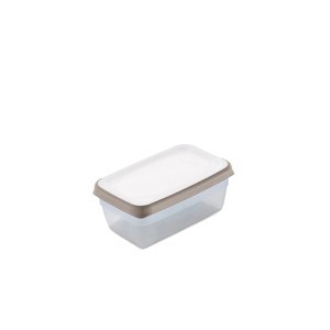 Dėžutė maistui su dangteliu plastikinė 0,6 l 15x10x6 cm 01061 STEFANPLAST