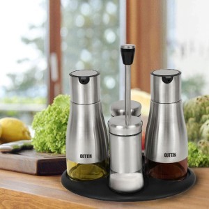 Indelių rinkinys aliejui/actui/druskai/pipirams (320 ml) Quttin BQ01011778045