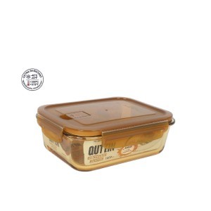 Dėžutė maistui hermetinė stiklinė 20,5x15 cm 1 l Quttin QT-AM24932