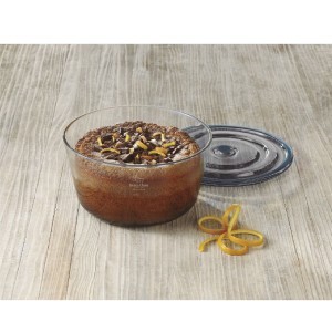 Dėžutė maistui hermetinė stiklinė 16x16x7 cm 850 ml Santa Clara STAMKT71890