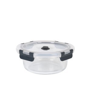 Dėžutė maistui hermetinė stiklinė 17x17x7 cm 650 ml Quttin QT-VA24941