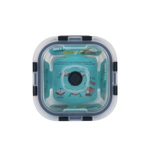 Dėžutė maistui hermetinė stiklinė 15x15x7 cm 550 ml Quttin QT-VA24936