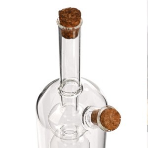 Dozatorius du viename aliejui /actui stiklinis 350 ml Estia 01-20163