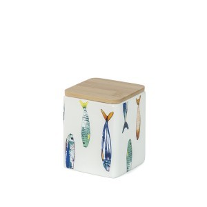 Indelis biriems produktams keramikinis 9x9x12 cm PEIXE La Mediterranea