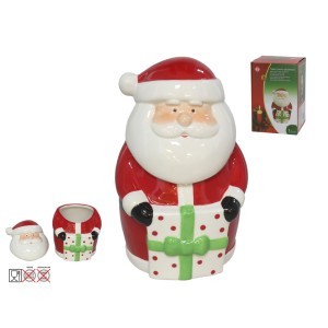 Indelis keramikinis kalėdinis Kalėdų senis 13.5x13x20 cm 8445393287683 KLD