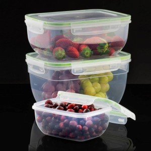 Dėžutė maistui su dangteliu plastikinė 0,8 l Ambition 43199