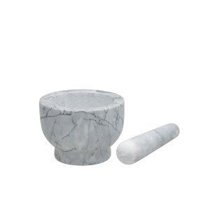 Grūstuvė prieskoniams marmurinė 12.5x12.5x9 cm 8445393545967