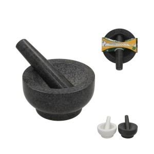 Grūstuvė prieskoniams akmeninė 15x15x13 cm (mix 2) 8445393543864