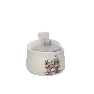 Indelis druskai laikyti su dangt. 390 ml 8.5x12x13 cm(mix 2) ROCIO 8445393317175