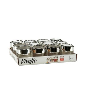 Indelis prieskoniams su permatomu dangteliu 80 ml D6xH6 cm Vivalto 26571