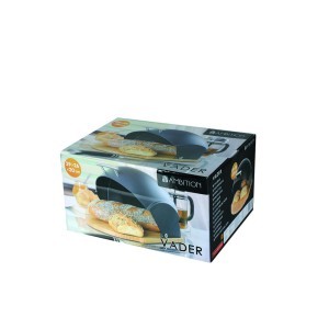 Duoninė bambukinė su plastikiniu dangčiu 39x26,5x20 cm Vader Ambition 68913