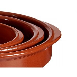 Kepimo indai moliniai 3 vnt. D16, D22, D28 cm karščiui atsparūs La Dahesa 21696